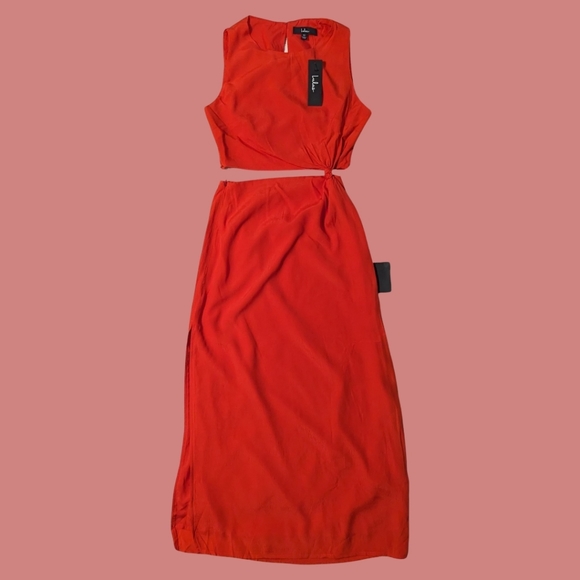 Lulu's Midi Skirt and Crop Top - Picture 4 of 4